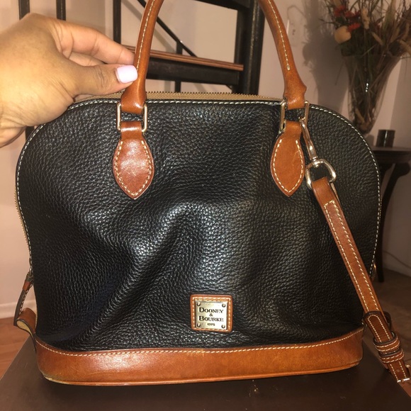 Dooney & Bourke Pebble Grain Zip Zip Satchel - Picture 1 of 8